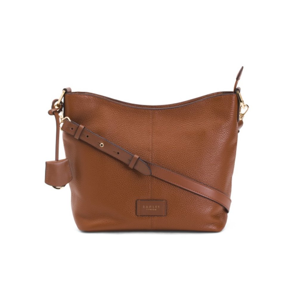 Pre-loved RADLEY LONDON tortoise Leather Southwark Lane Crossbody